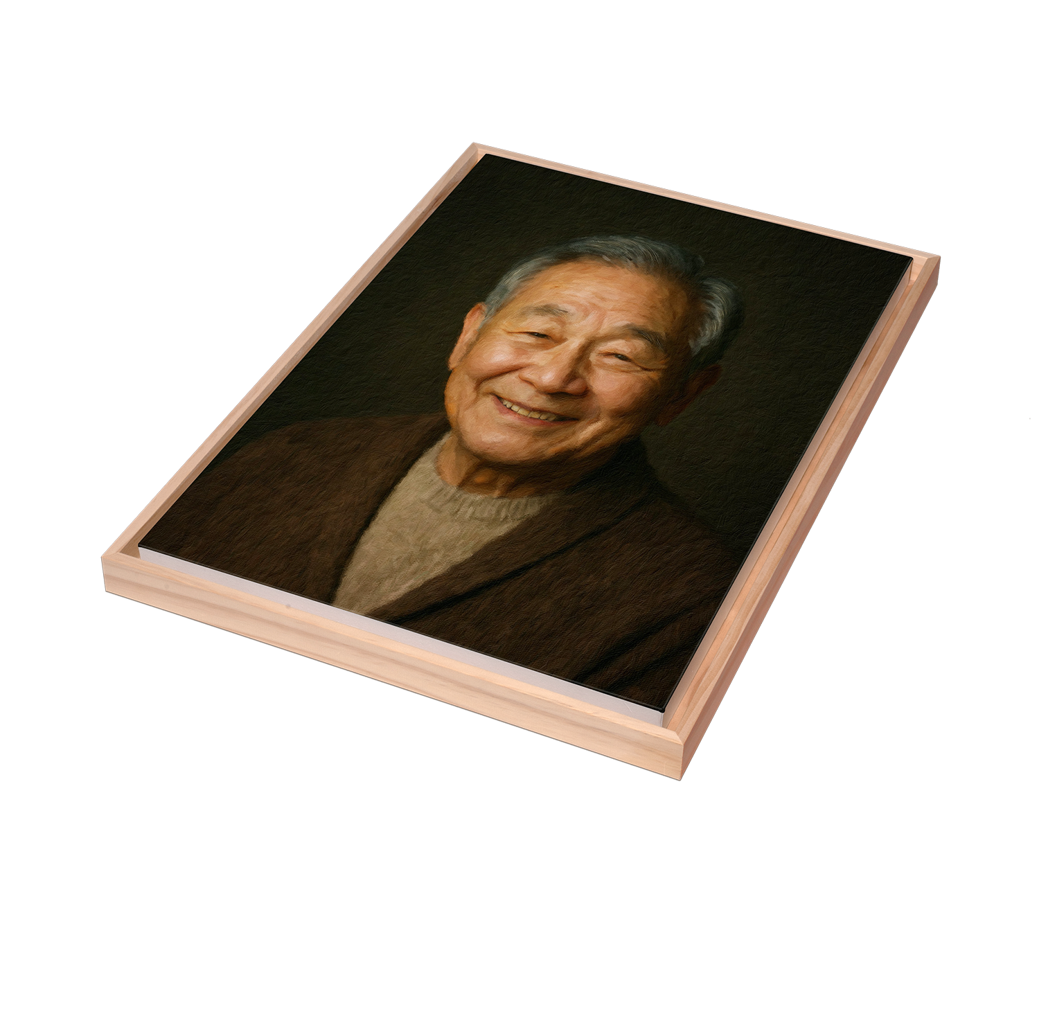 디지털 유화 초상/영정 액자