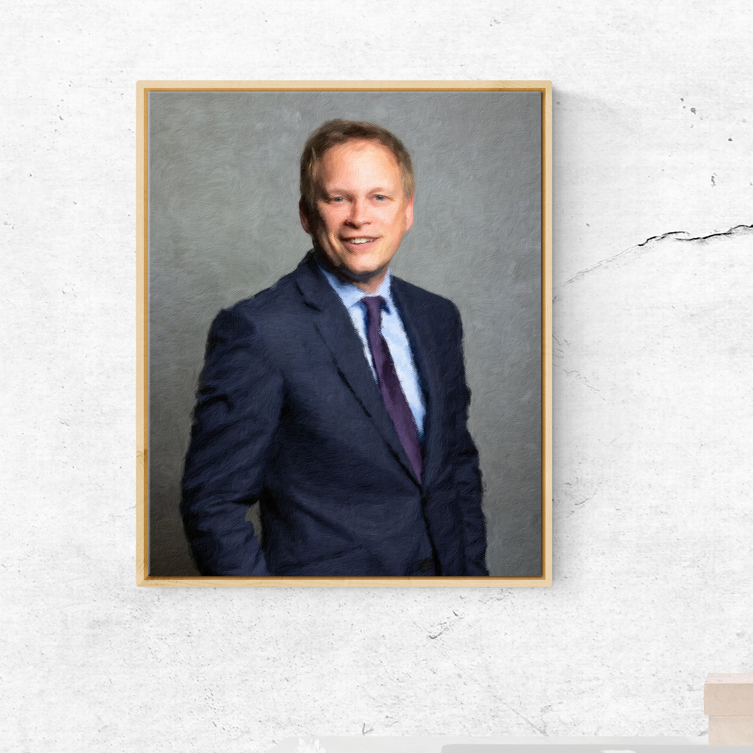 디지털 유화 초상/영정 액자