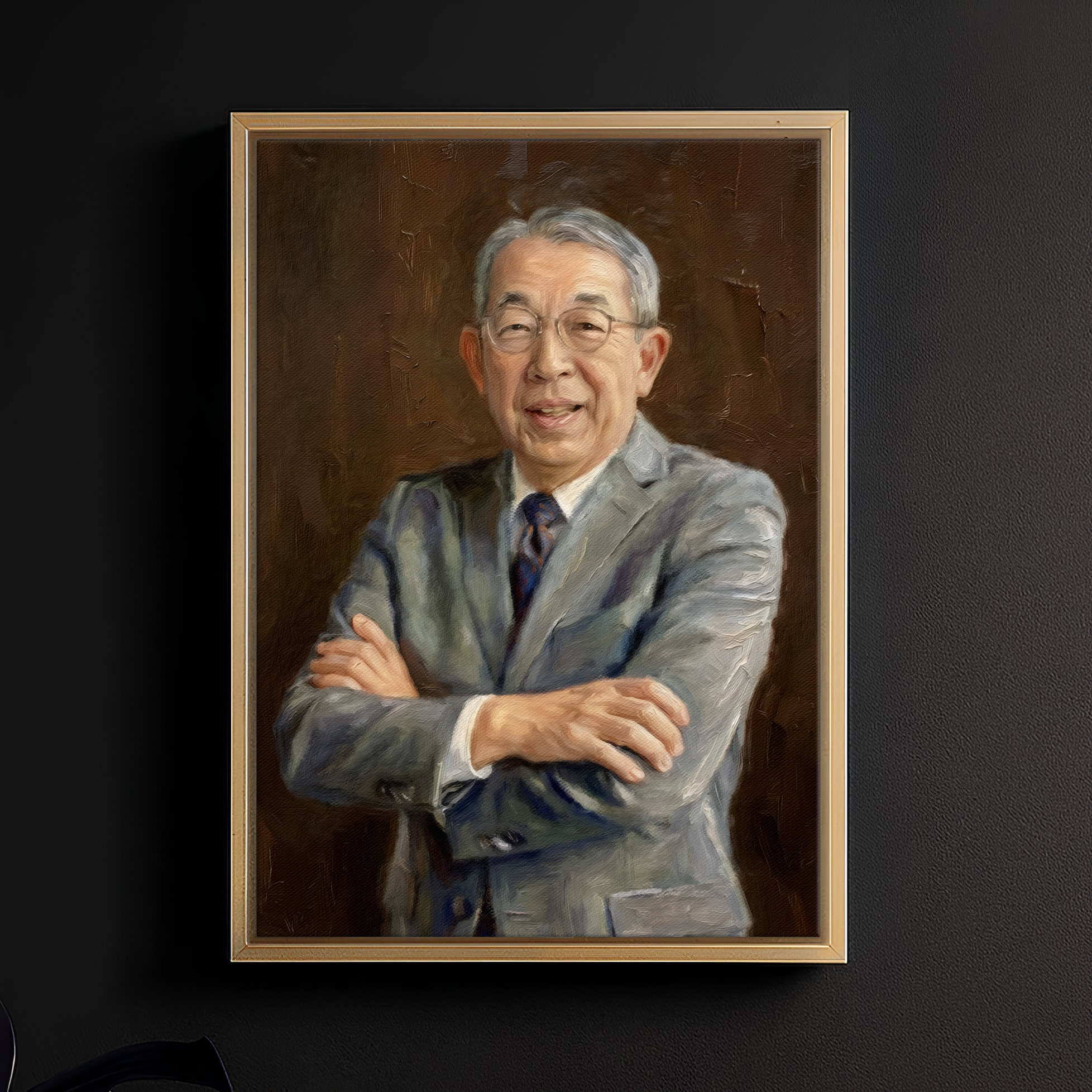 디지털 유화 퇴임／감사 캔버스액자