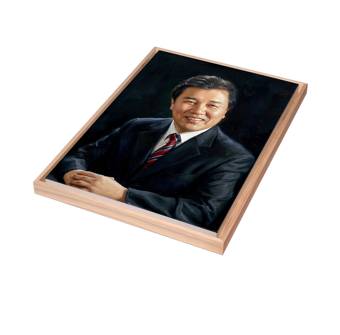 디지털 유화 퇴임／감사 캔버스액자